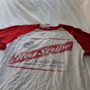 Vintage Red Stripe Beer Baseball Tee